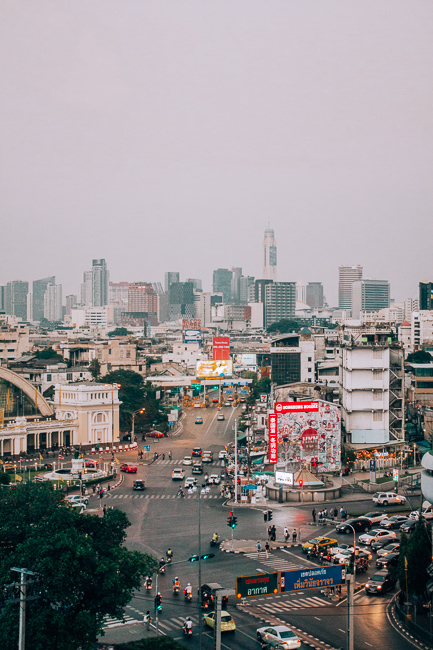 Bangkok room view Prime Hotel Central Station
